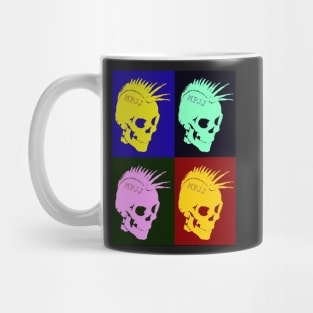 MPJJ Punk Skull Mohawk Mug